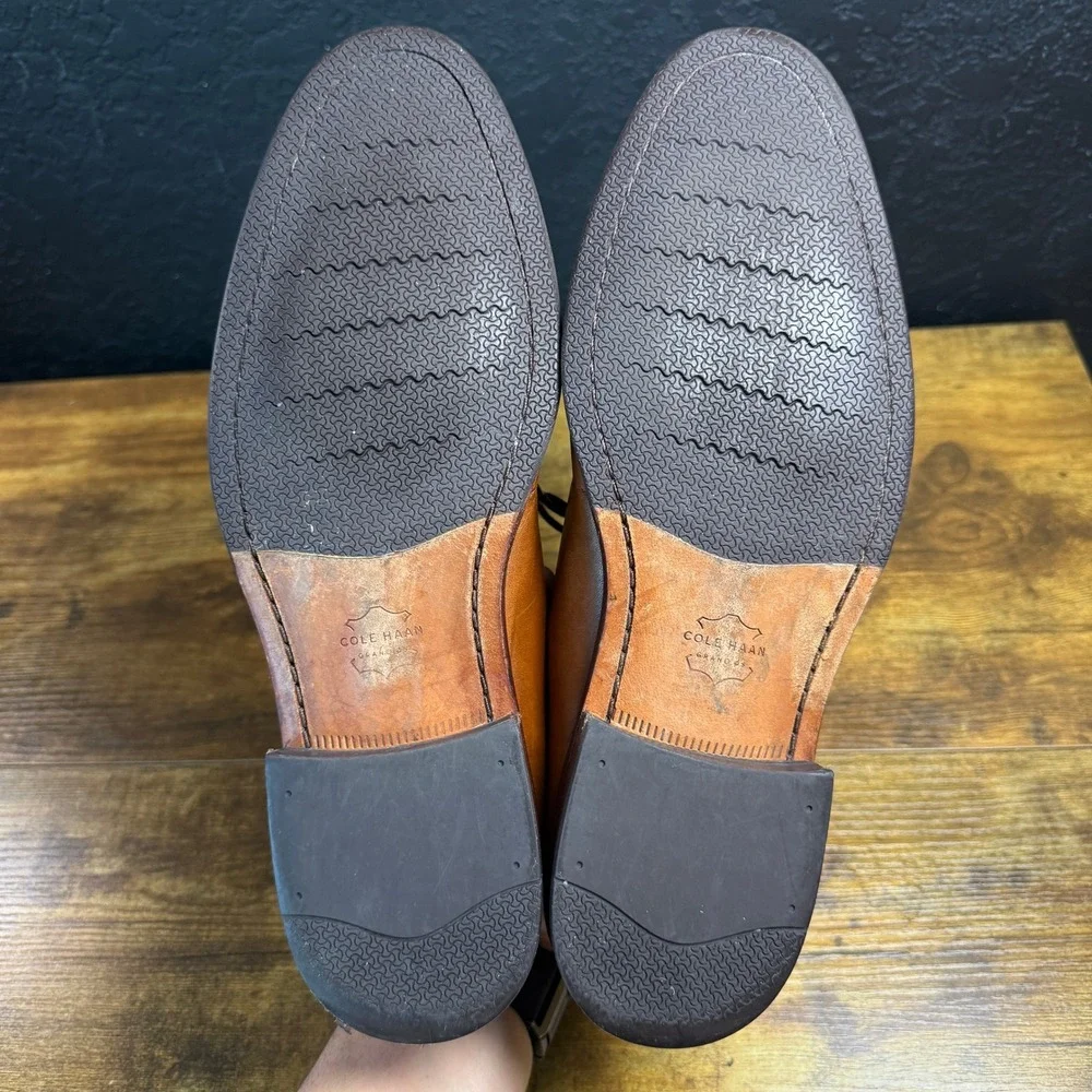 Cole Haan Grand 360 C29029 British Tan Leather Derby Mens 10 M